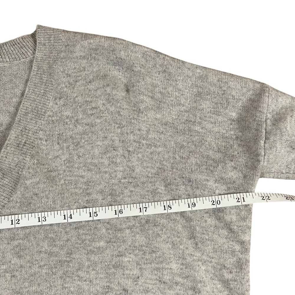 J. Crew Light Gray Soft Light Weight Layering Cas… - image 4